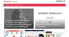Desktop Screenshot of internetstandard.pl